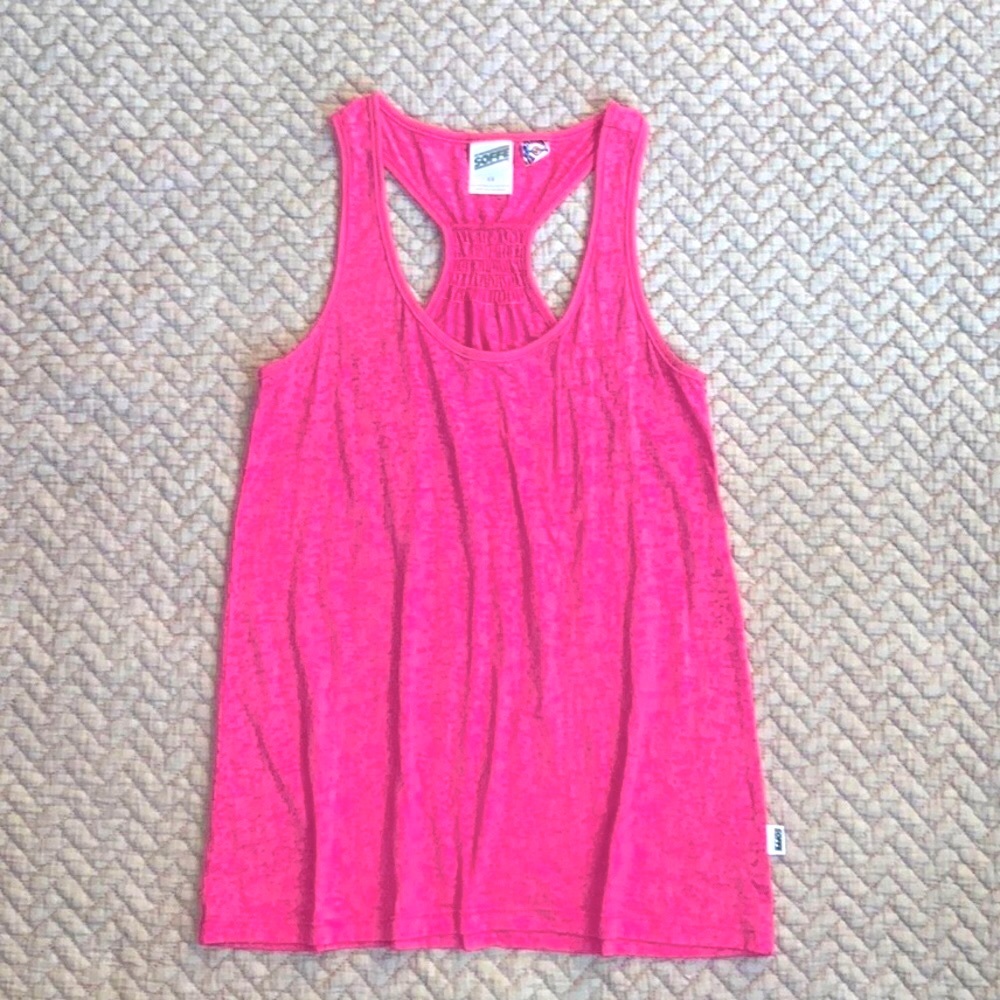Soffe | Hot Pink Racer Back Tank Top
